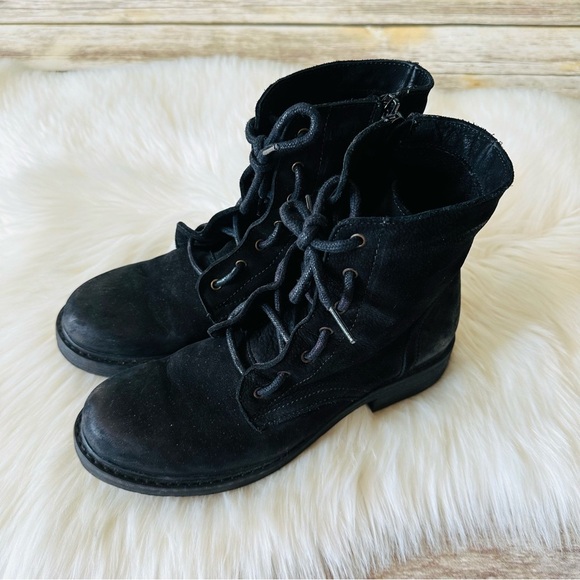 Bueno Combat Leather Boots 9.5 - Picture 3 of 13